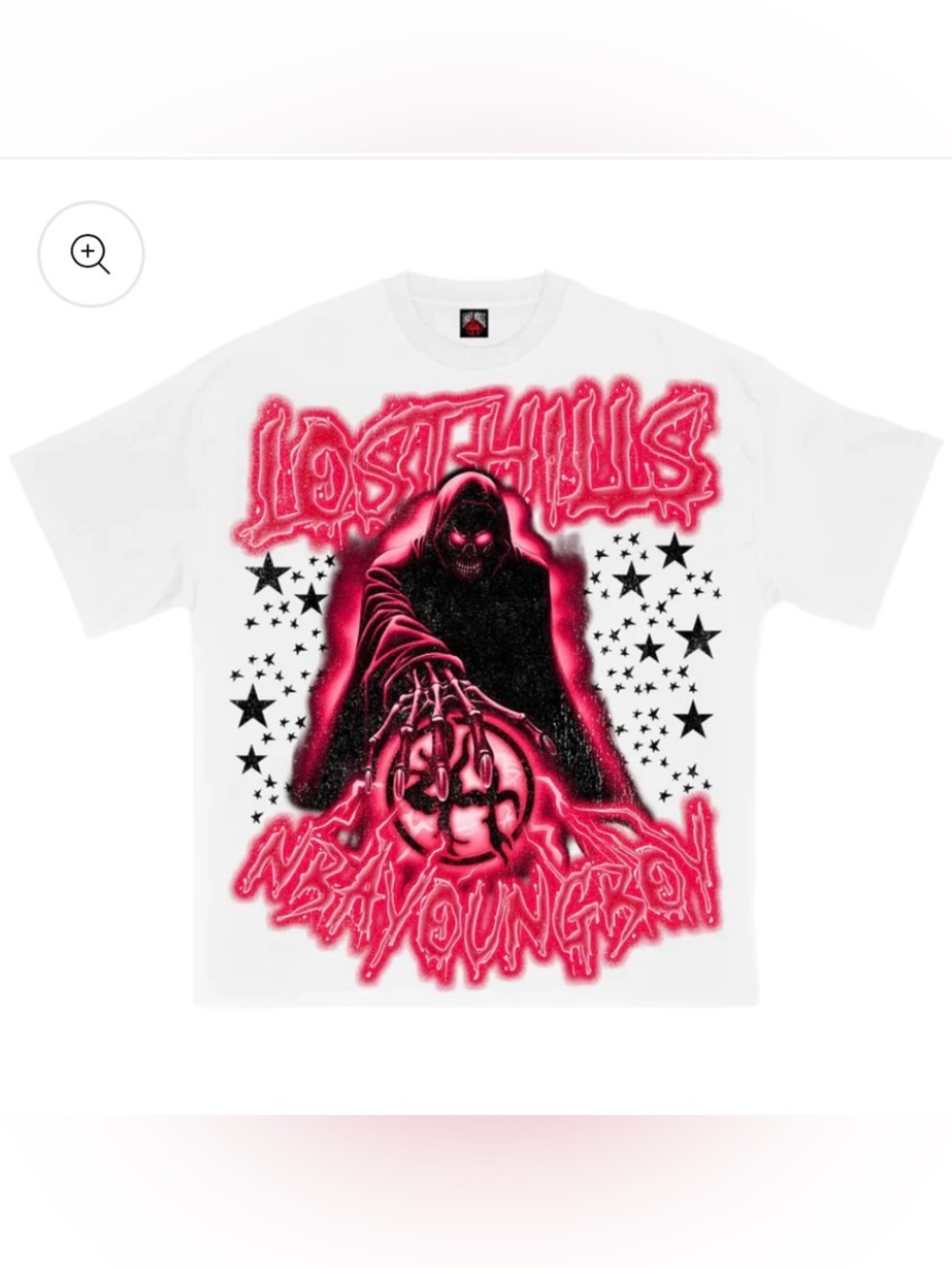 Lost Hills x NBA Youngboy Collab Red Graphic Tshirt XL